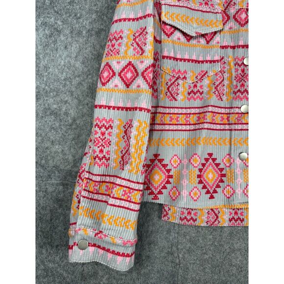 Savanna Jane Shacket Women's Large Aztec Southwest Button Up - Picture 5 of 10